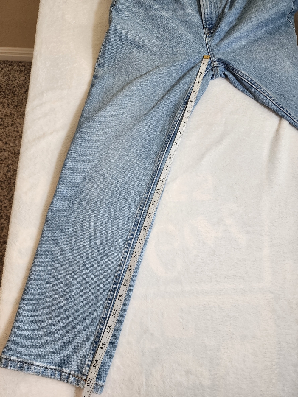 Everlane The Cheeky Crop Jeans Size 28 Light Wash Straight Leg - Picture 6 of 10